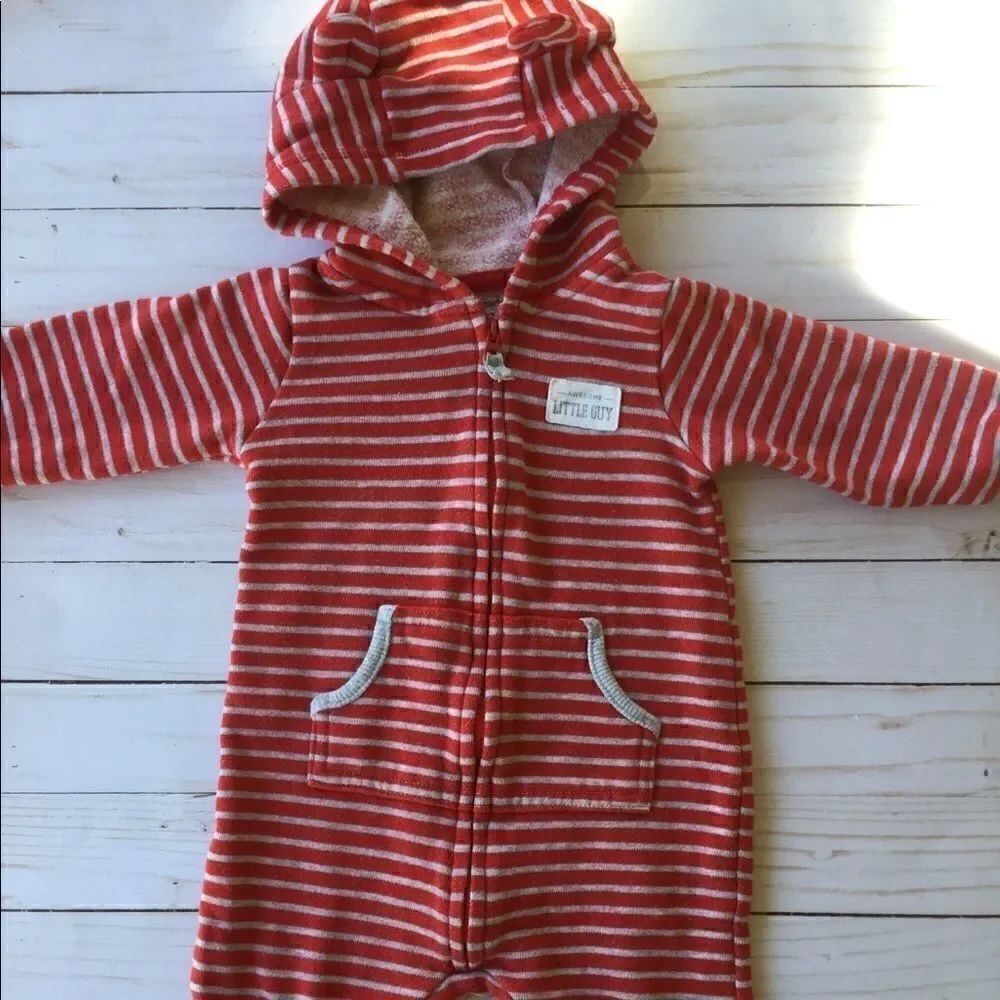 12 month striped hooded outfit 5 for $25